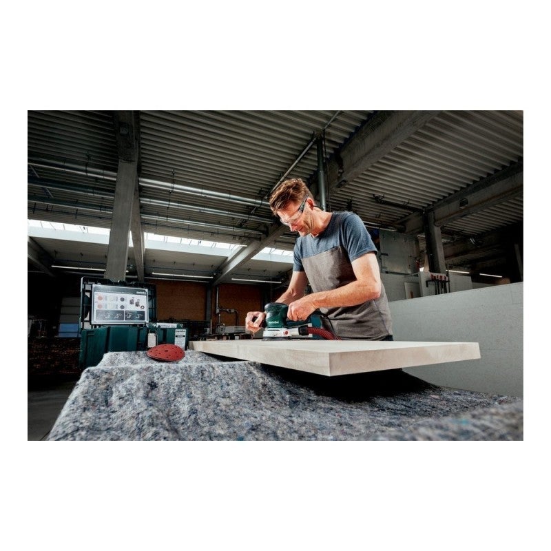 Ponceuse excentrique 350W Ø150 mm SXE 450 TURBOTEC - METABO 600129000 - 7