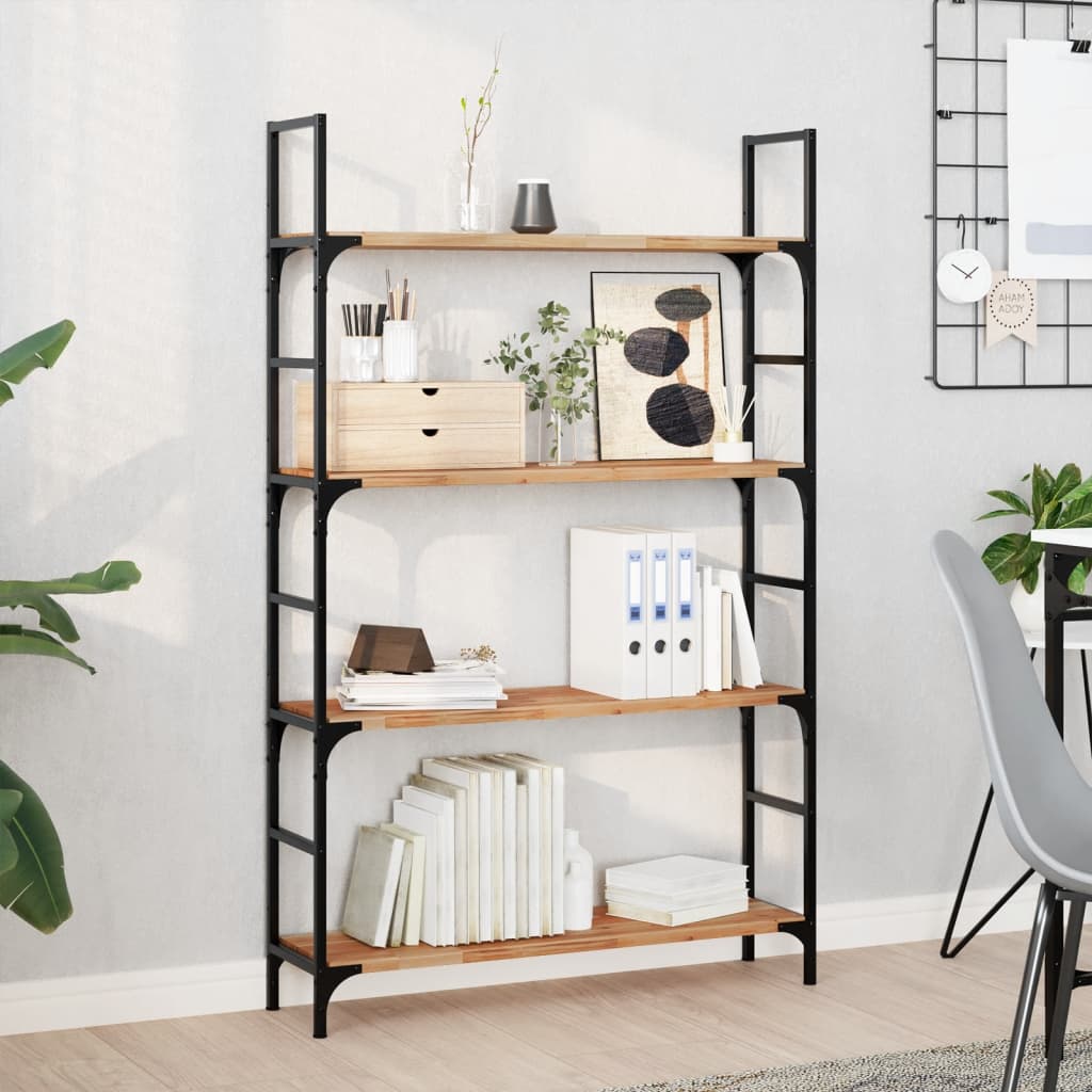 2 pcs Étagères murale | Étagère flottante | Étagères de rangements 100x20x2 cm acacia massif à l'huile CFW79002 - 2