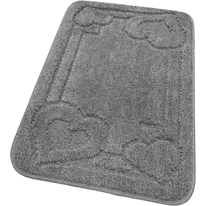 Mata łazienkowa Antypoślizgowy Absorbent 50x110 Cm Kiery Jednolity Kolor Szary