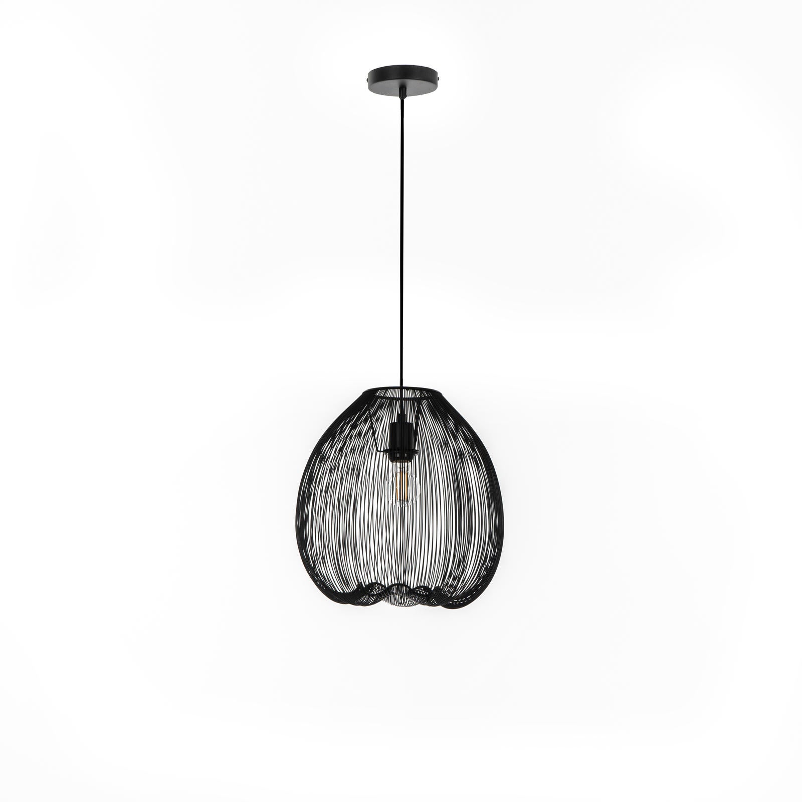 Jaula - Czarna metalowa lampa wisząca