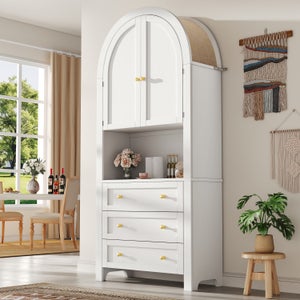 Armoire Doros, 100 x 168 cm avec roulettes, Gris, Vicco - Maison Armoire Doros, 100 x 168 cm avec roulettes, Gris, Vicco - Maison