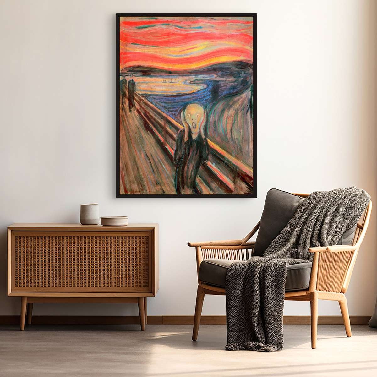 Affiche Munch, Le Cri (impression sur papier, 40x30 cm, sans cadre) - 2