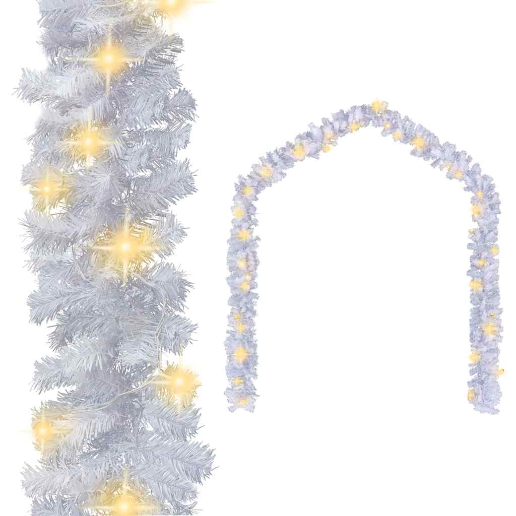 Świąteczna girlanda z lampkami LED, 20 m, biała vidaXL