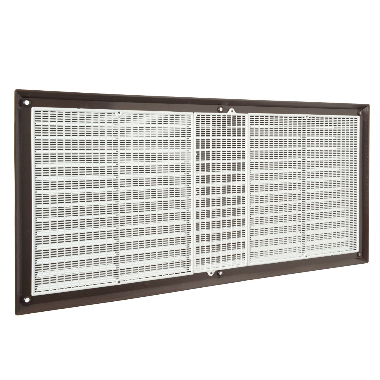 Griglia Di Ventilazione Plastica 500x227 Mm Marrone - Con Rete Antinsetti - Foto 8