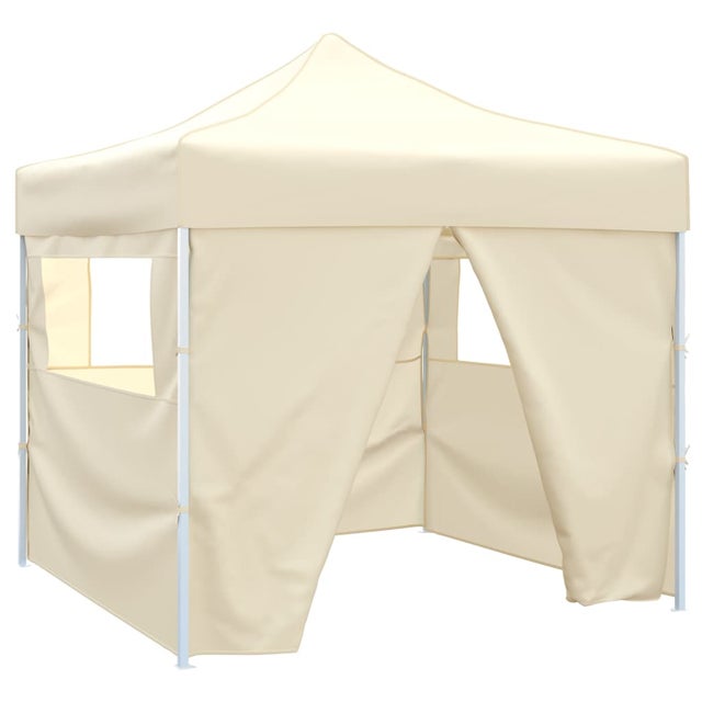 Tenda pieghevole a 4 pareti Crema 3 x 3 m