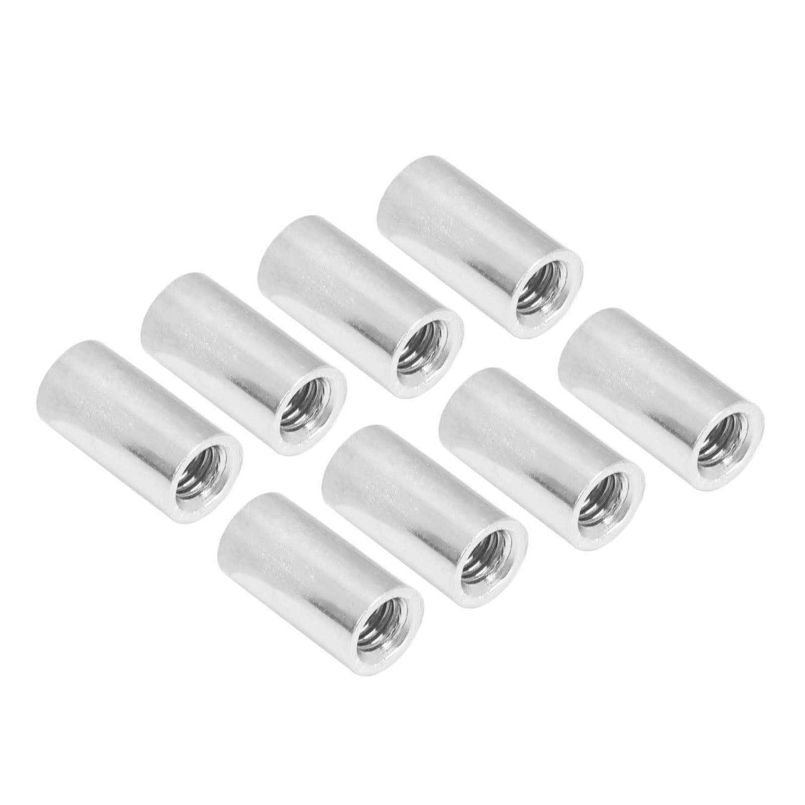 Kit d'écrous de couplage ronds 20 pièces M6 x 1,0 10 L20 mm Écrou de ...
