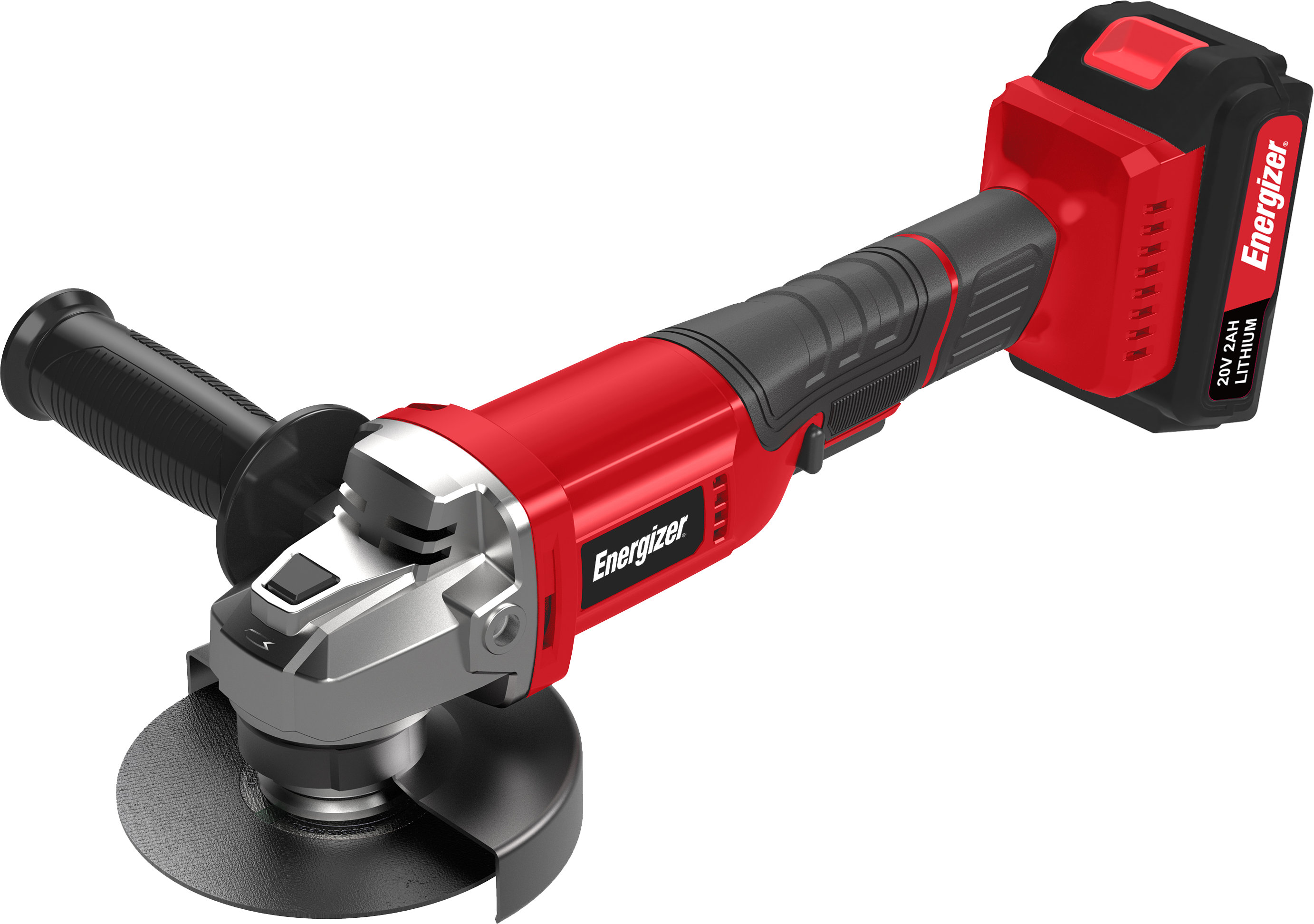 Pachet Polizor Unghiular pe acumulator Energizer, 20V, 8.000rpm, diametru disc 125mm cu acumulator si incarcator