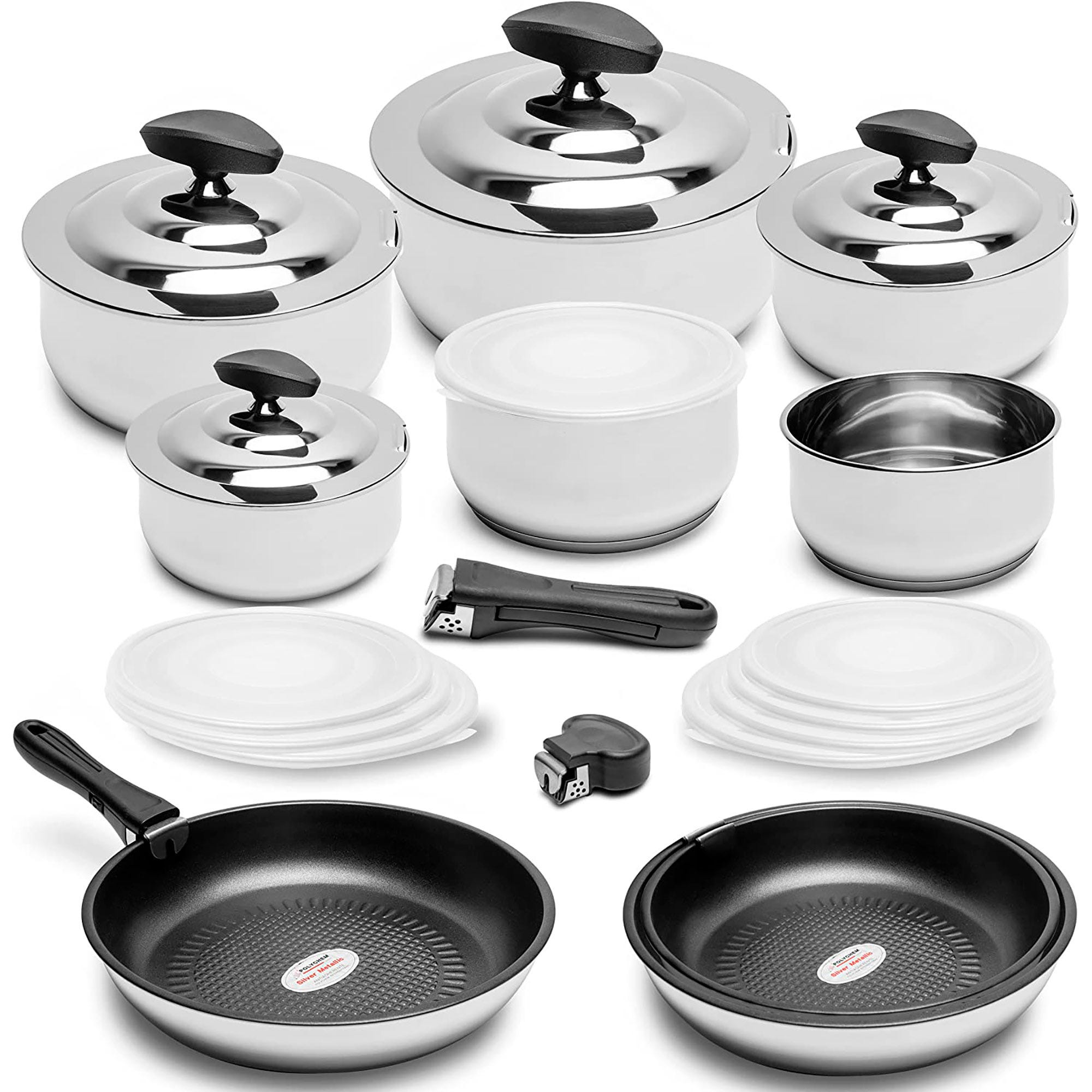 Juego moderno de utensilios de cocina de alta calidad de acero inoxidable y anti Juego moderno de utensilios de cocina de alta calidad de acero inoxidable y anti