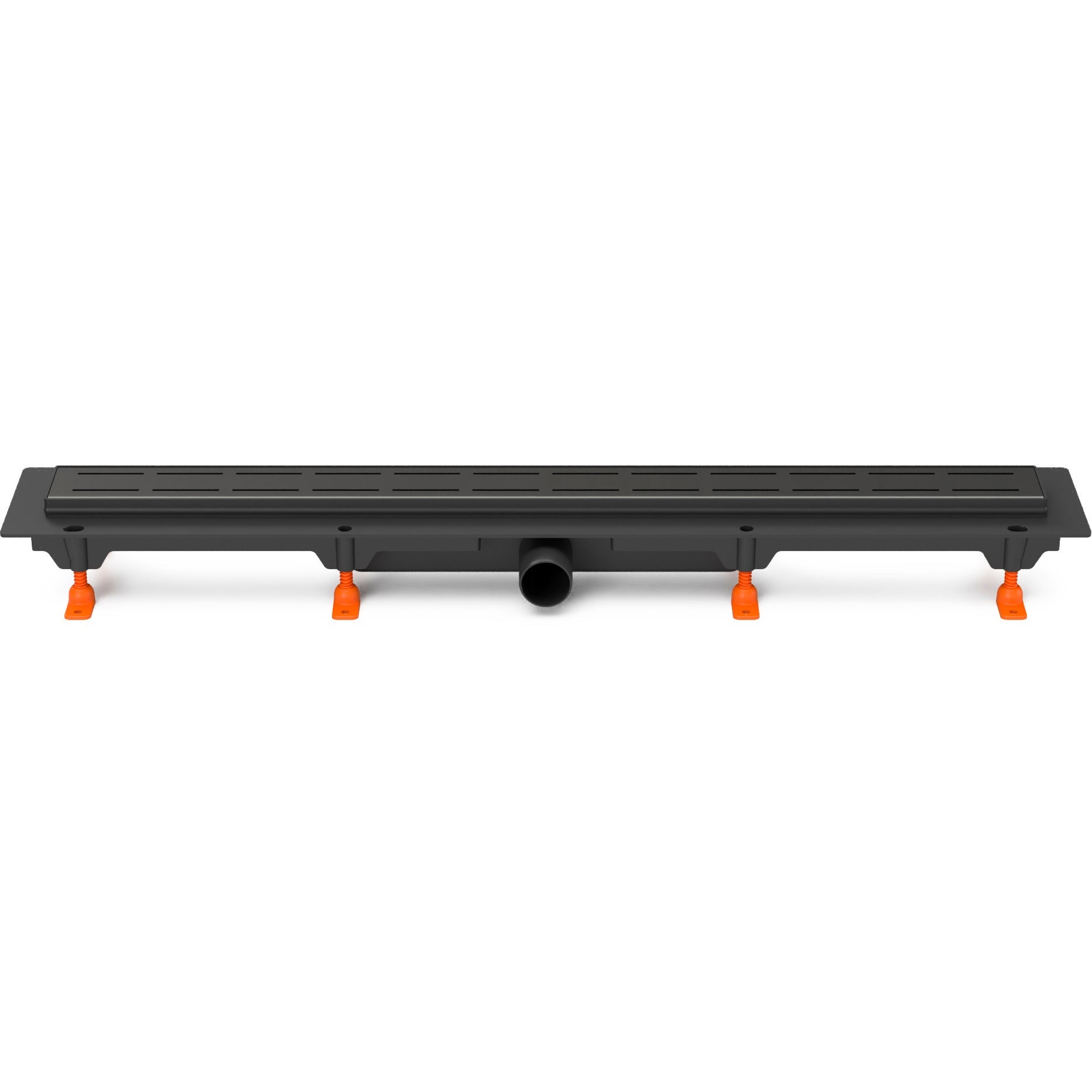 Rigola de dus neagra MCH LINE cu gratar din otel inoxidabil 750mm, mata