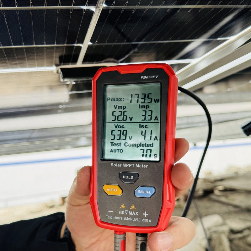 Testeur Solaire MPPT 1600W – Multimètre Photovoltaïque Portable Pour Panneaux Solaires & Puissance Max