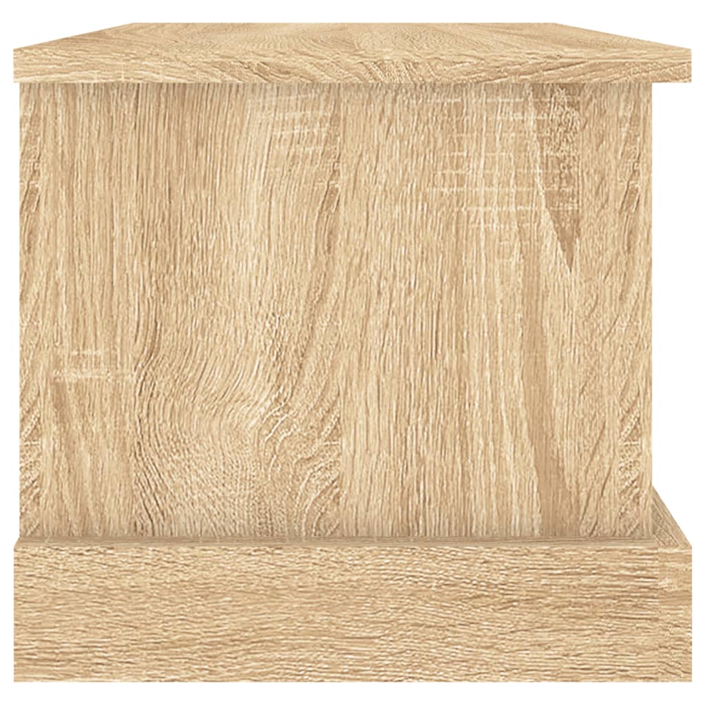Boîte de rangement chêne sonoma 50x30x28 bois d'ingénierie - 7