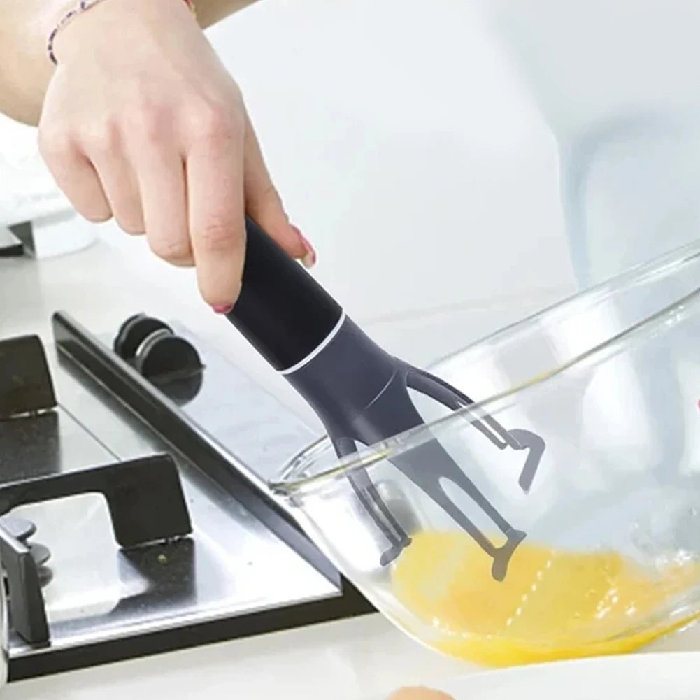 Frusta Rotante Semiautomatica In Acciaio Inox - 25/30/35 Cm - Sbattere Uova, Latte E Salse Senza Elettricità