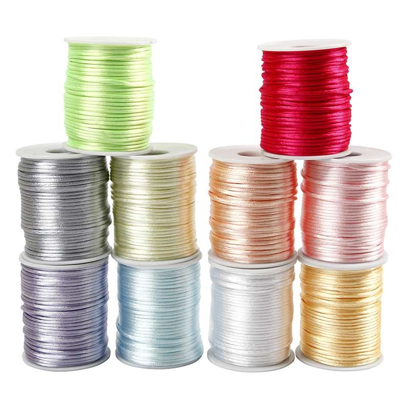 Rayher Corda di raso Bianco | ⌀ 2 mm | 50 m acquistare da