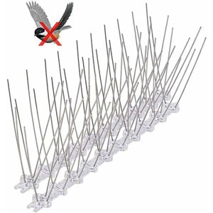 Pic Anti Pigeons 3 Mètres Nuisipic1 - Répulsif Oiseaux Très Efficace Pour Balcons Et Toitures