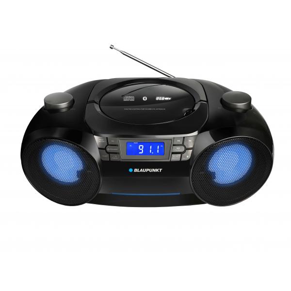Boombox z podświetleniem LED BT FM CD mp3 USB Blaupunkt BB31LED