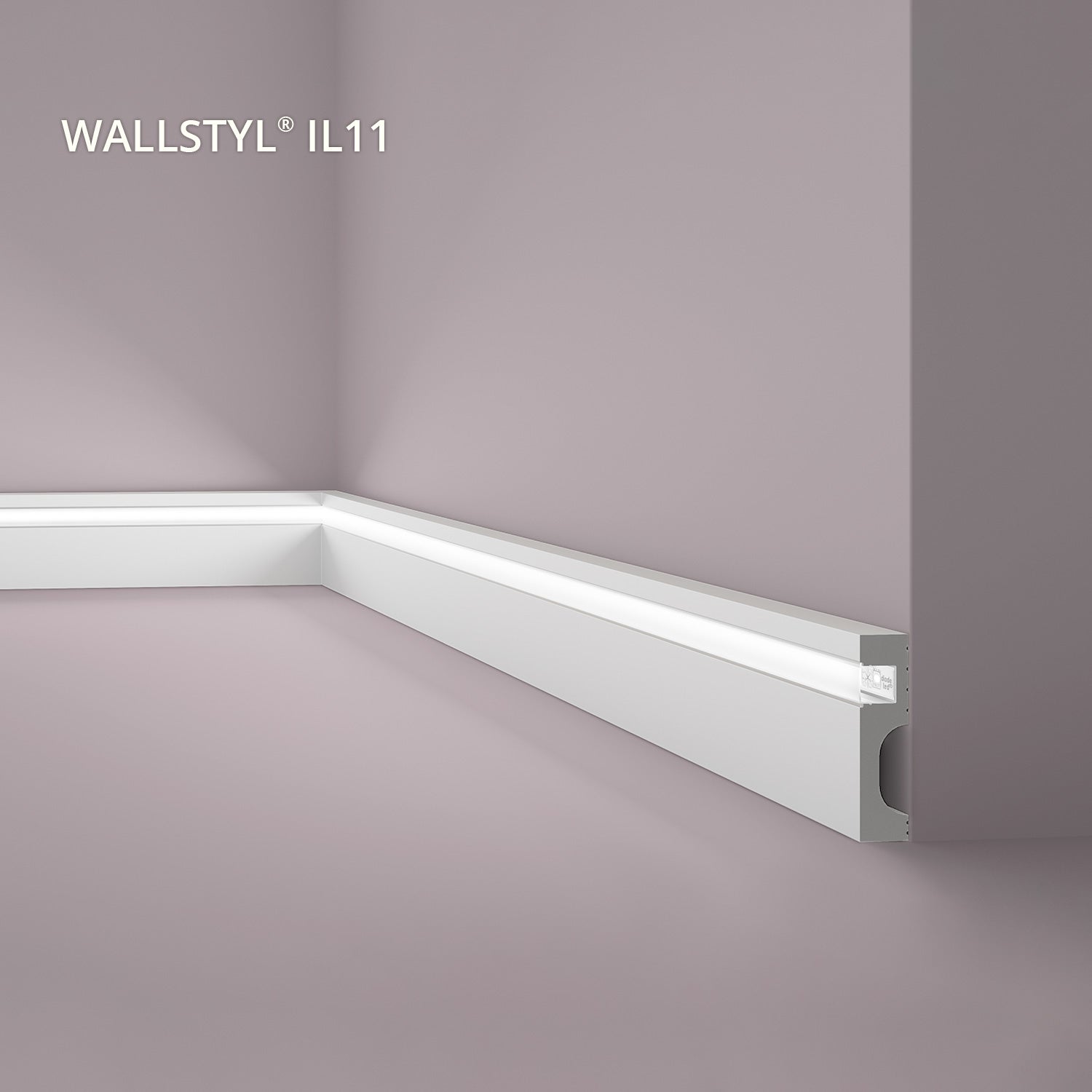 Plinthe NMC WALLSTYL IL11 Moulure décorative Corniche de plafond Éclairage indirect - 2