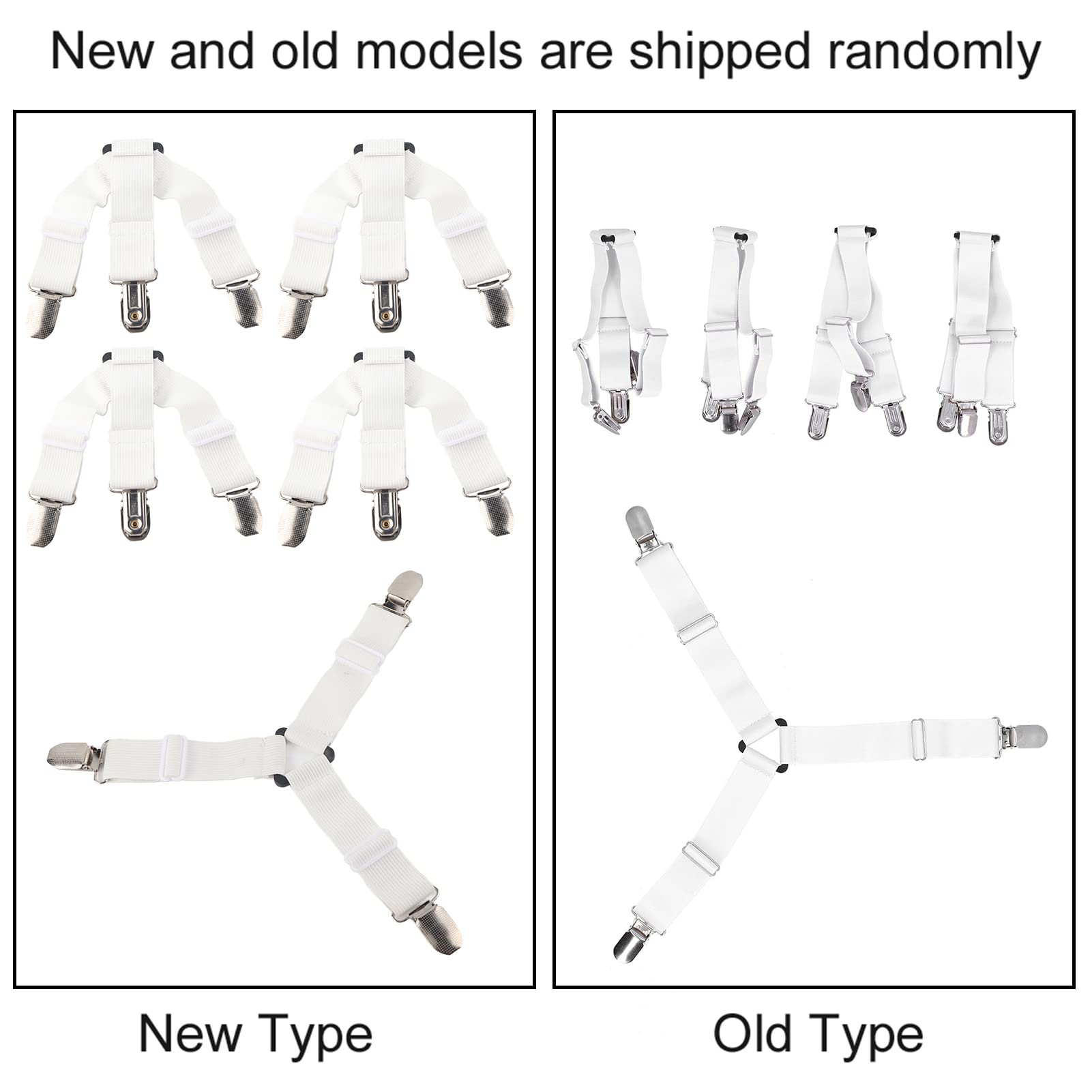 SUPORTE DE LENÇOL ALÇAS FIXADORES COBERTORES ELÁSTICOS CAPA DE COLCHÃO Casa C - 9