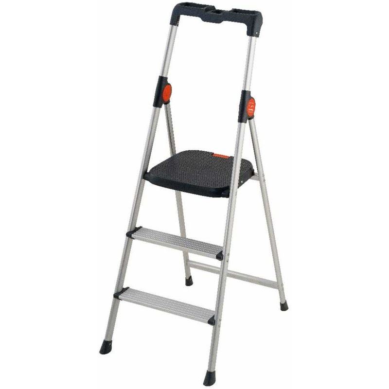 Mini escalera ultraligera de aluminio dekorstep (3 peldaños) gierre b333
