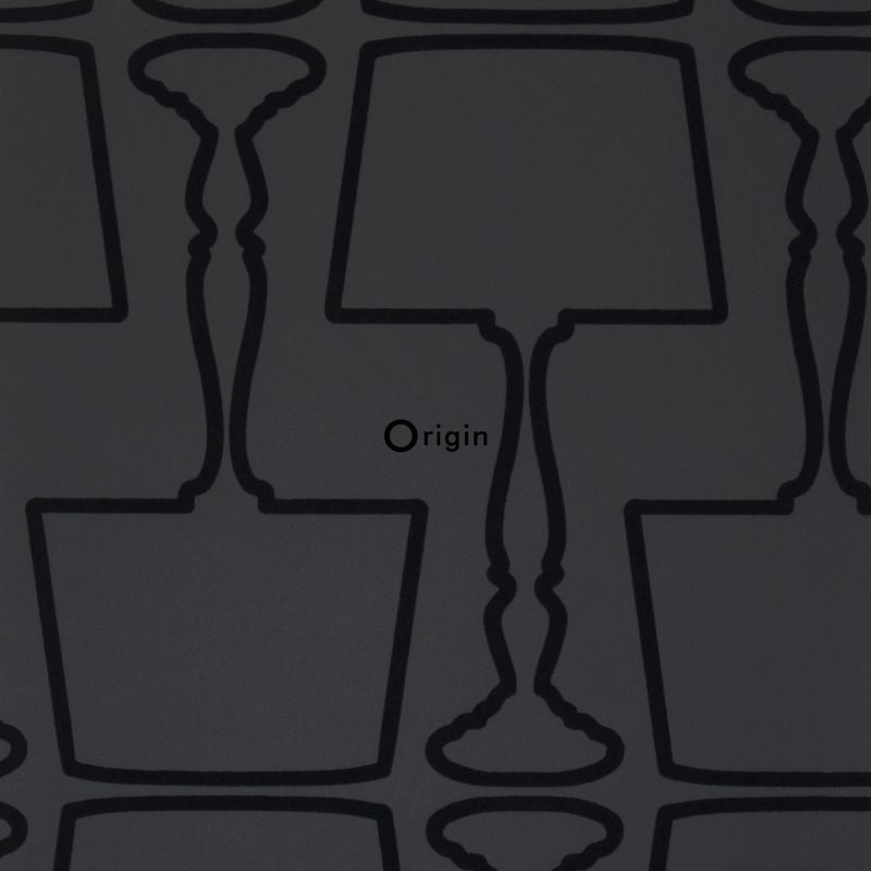Tapeta Lampy czarnym - 52 cm x 10.05 m - ORIGIN