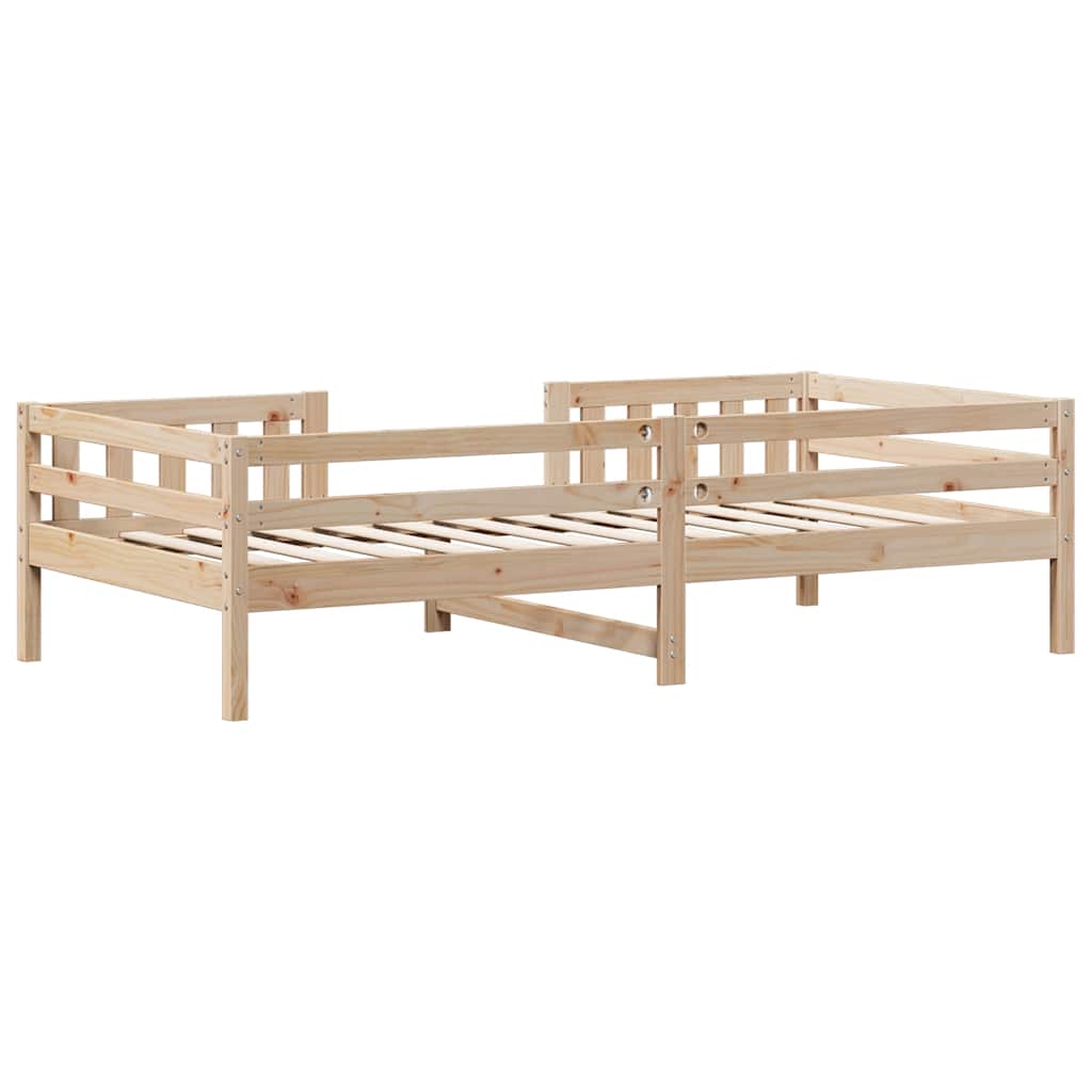 Cadre de lit sans matelas 80x200 cm bois massif de pin vidaXL - 6