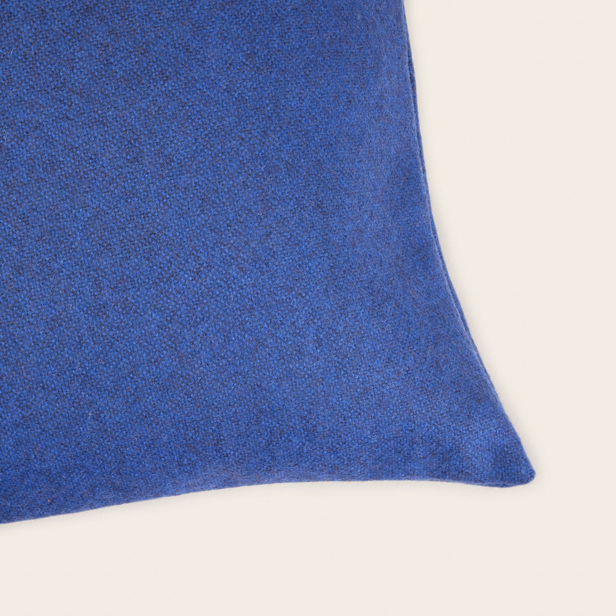 Housse De Coussin en 100% laine MARCELO Bleu 50x50 cm - 2