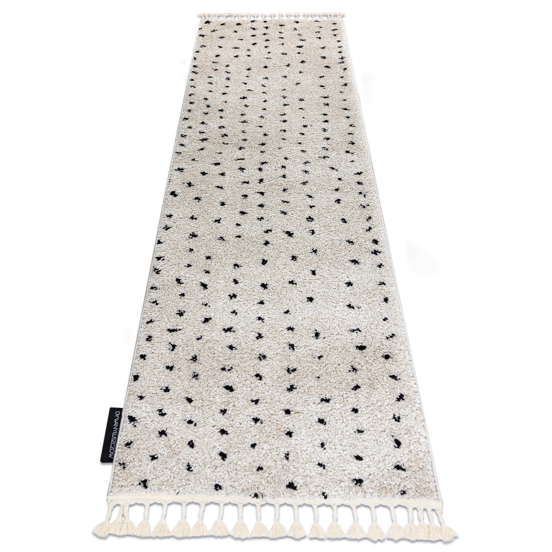 Dywan, Chodnik BERBER SYLA B752 kropki krem - do kuchni, przedpokoju, na korytarz 70x300 cm