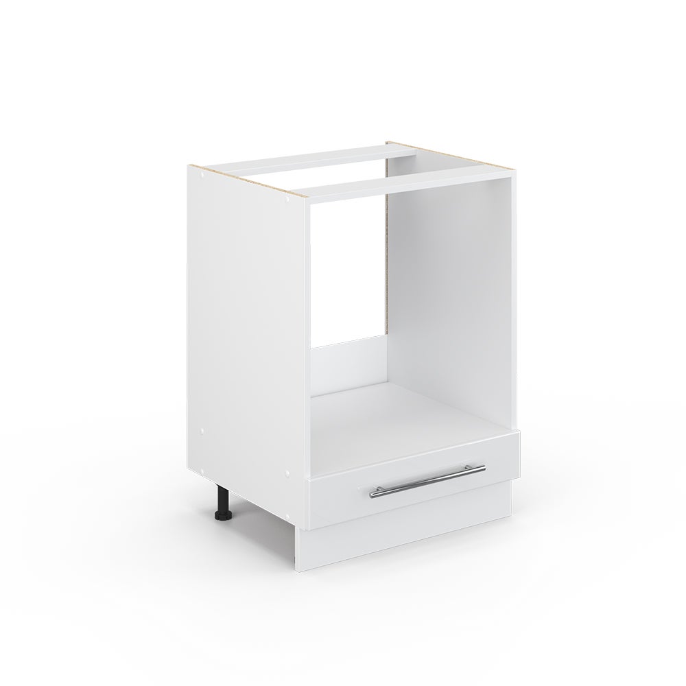 Vicco Meuble Bas De Cuisine Fame-Line, Blanc Haute Brillance 60cm Sans Pt 93128505
