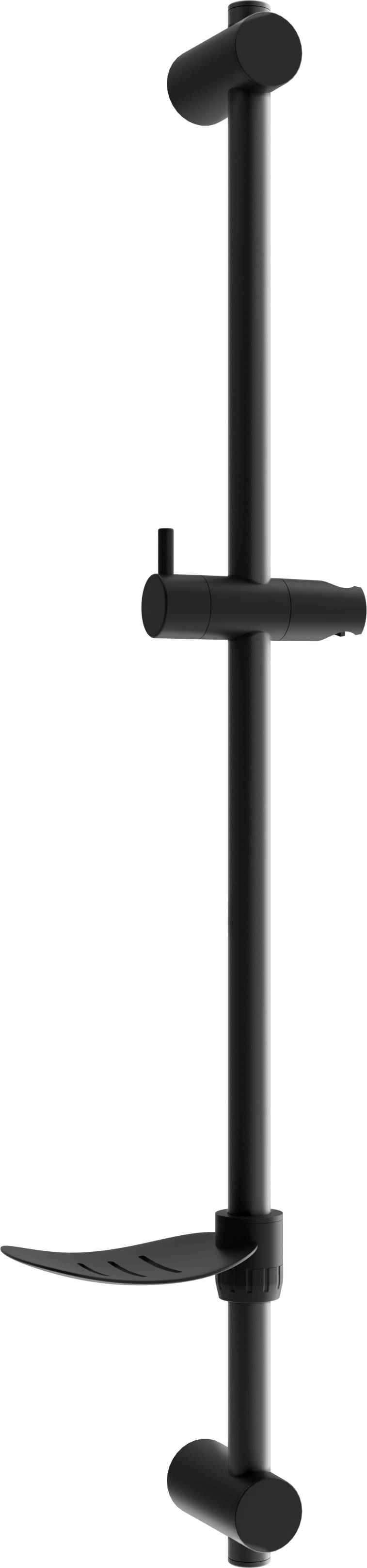 Mexen DF drążek prysznicowy z mydelniczką 80 cm, czarny - 79382-70