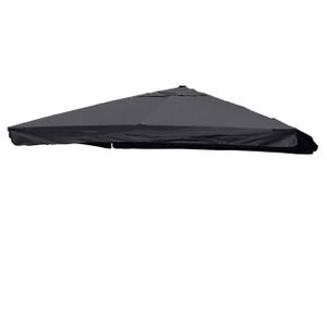 Tessuto di ricambio per ombrellone quadrato 250x250cm Grigio chiaro | Leroy Merlin
