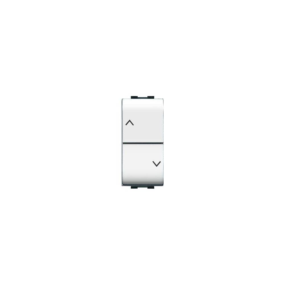 LEGRAND Seano 765129 - Copertura Per Interruttore Tapparelle Con 3 Tasti, Colore Bianco Ultra, In Plastica Riciclata - 3