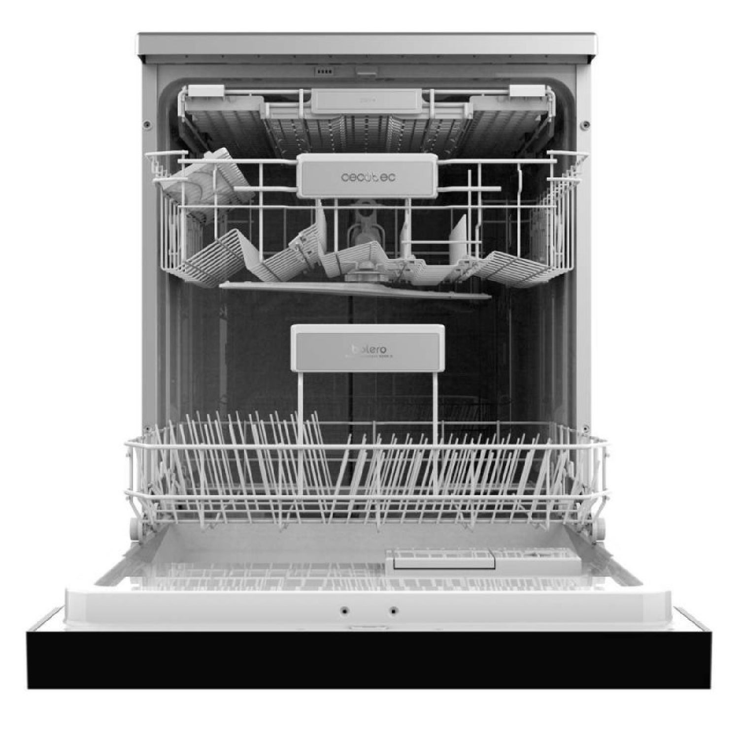 Cecotec Lave-vaisselle Indépendant de 60 cm Bolero Aguazero 6200 Inox D. 14 Couverts, 6 Programmes avec Dual Zone Wash, Dry+ - 7