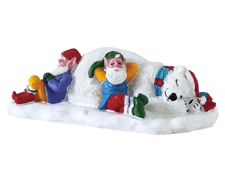 Lemax Villaggio Di Natale – Il Pupazzo Di Neve Allegro (The Merry Snowman) Cod. 84776, 17,5x15,5x8,5 Cm, Con Luci E Movimento, 3 Pile Da 1,5V