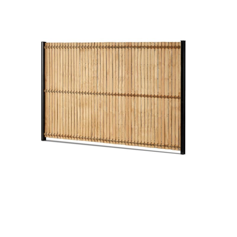 Kit lamelles d'occultation Bois Mélèze maille 55 Lg 2m50 - ép 8mm x H 1m93 - 2