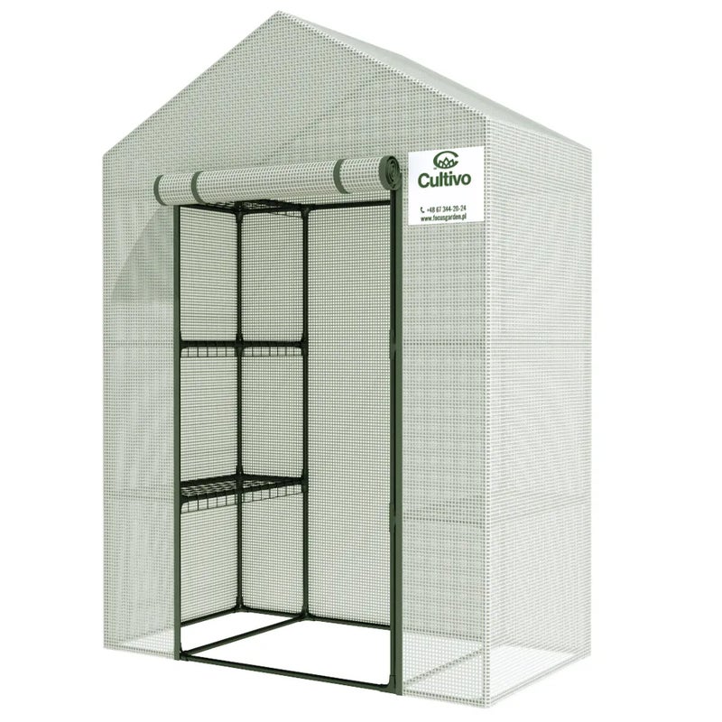 Szklarnia Ogrodowa Cultivo Regał 4 Półki Inspekt 140x73 Biała 1 szt