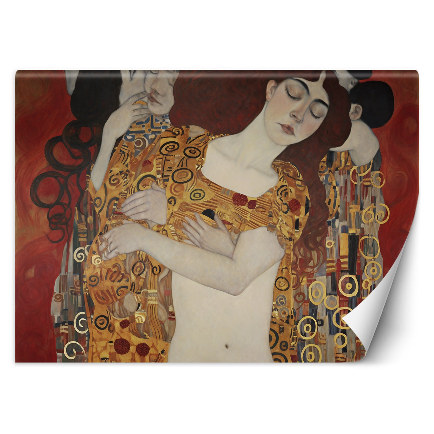 Fototapeta, Pocałunek kobiet abstrakcja - G. Klimt 250x175