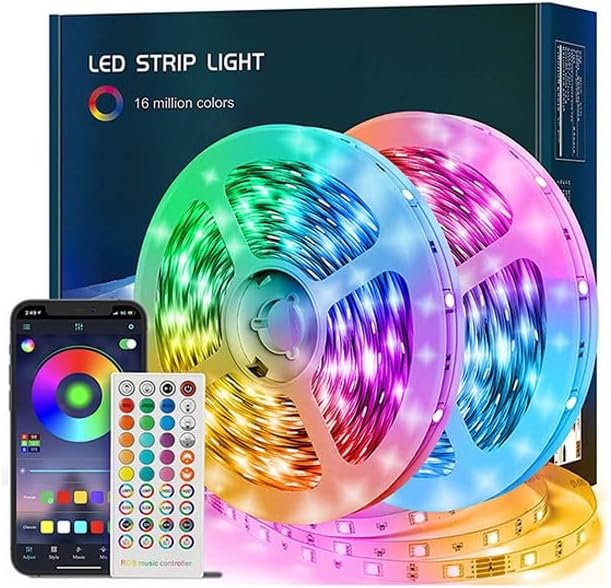 Ruban LED,10m Bande LED 5050 RGB 300 leds IP65 Étanche Flexible Multicolore Découpable Néon Decor Ruban LED avec Télécommande Infrarouge 44 Touches et Alimentation 13V Ruban LED,10m Bande LED 5050 RGB 300 leds IP65 Étanche Flexible Multicolore Découpable Néon Decor Ruban LED avec Télécommande Infrarouge 44 Touches et Alimentation 13V