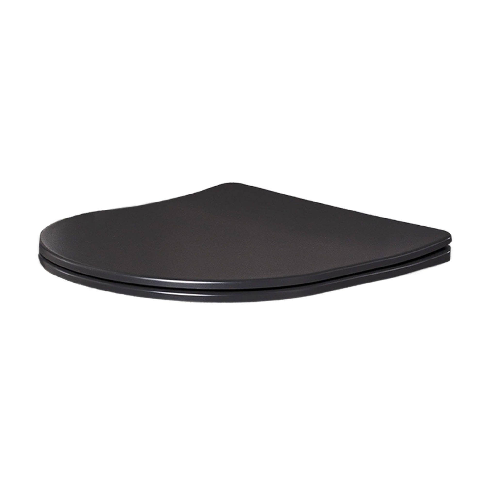 Pack WC GEBERIT bâti-support Duofix + WC Slim Soft-Close ROLO noir + tapis d'isolation phonique + plaque noir - 3