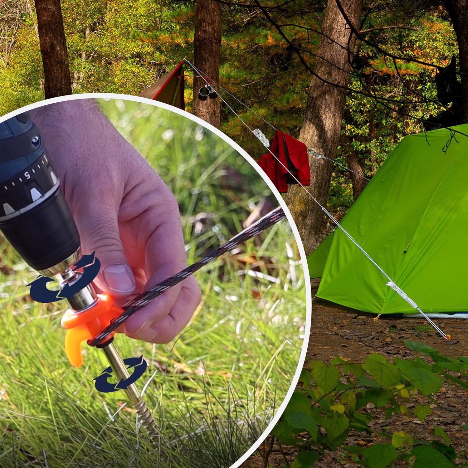 25 Picchetti Tenda In Alluminio - 18 Cm, &Oslash; 6 Mm, Per Campeggio, Gazebo E Attivit&agrave; Outdoor