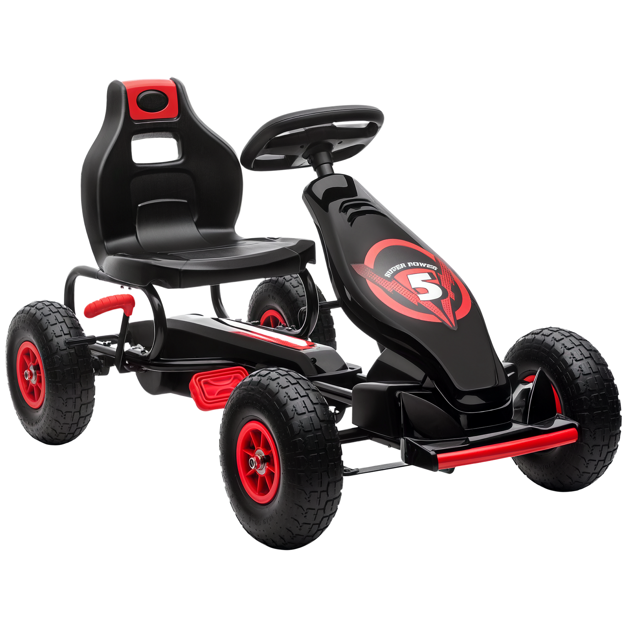 Kart à pédales pour enfants Rouge-QIM - Jeux - Jouets