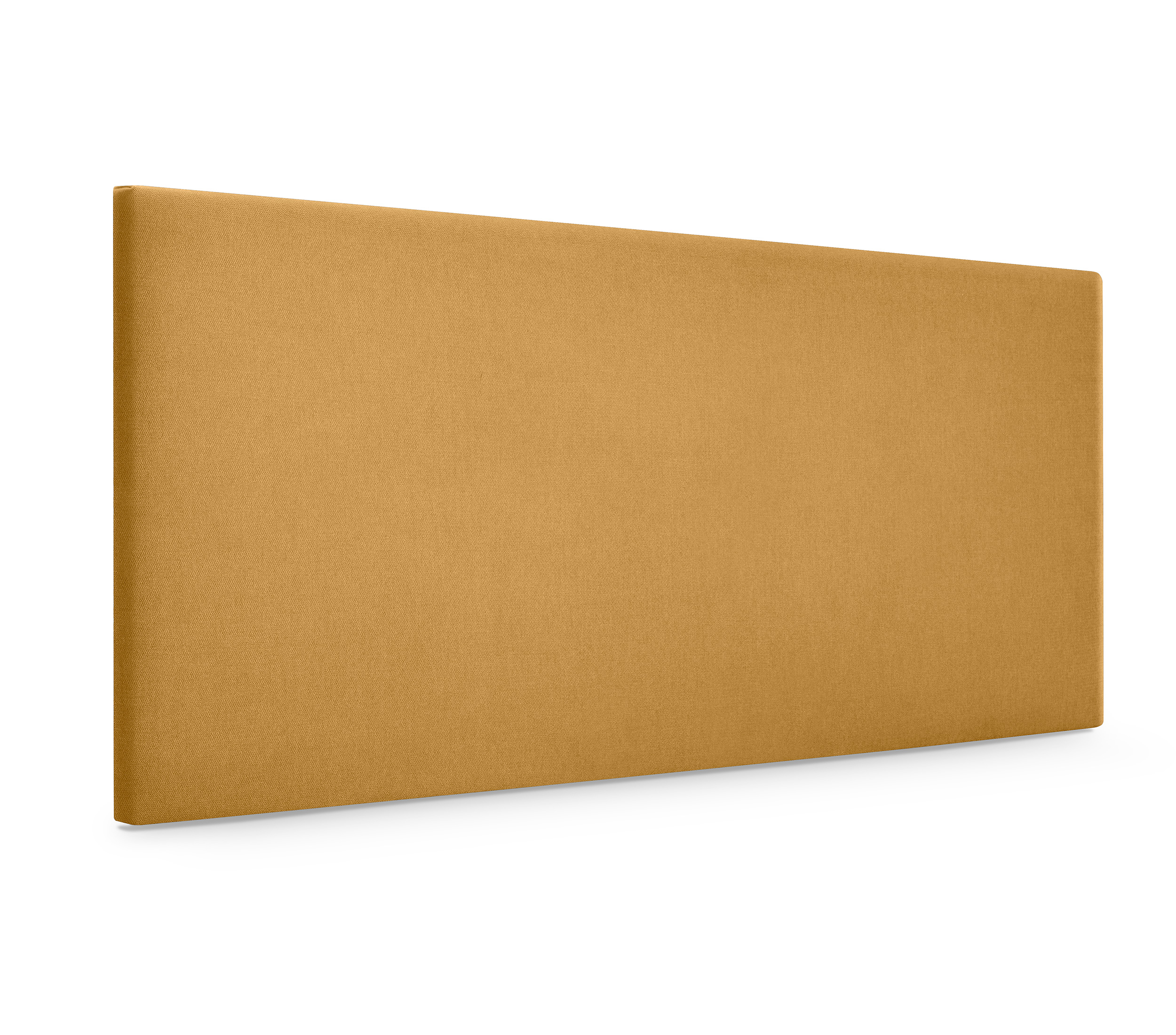 Dhome cabecero de tela aqualine liso 110x50cm camas 105 - mostaza