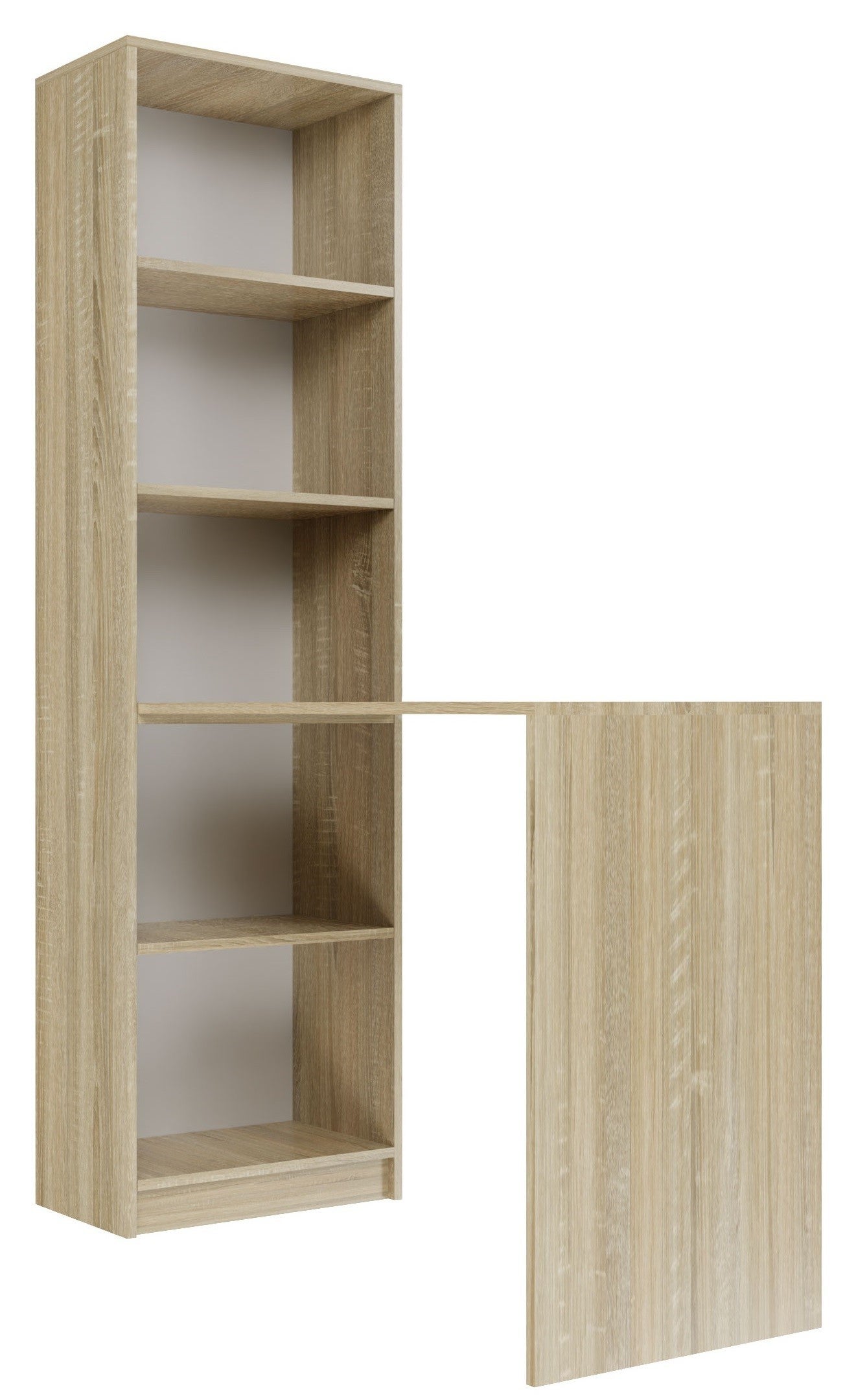 Topeshop R50 SON Z BIURKIEM computer desk Oak colour
