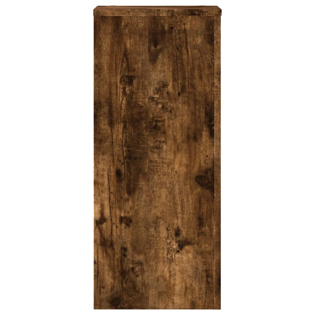 Supports pour plantes 2 pcs chêne fumé bois d'ingénierie - 6