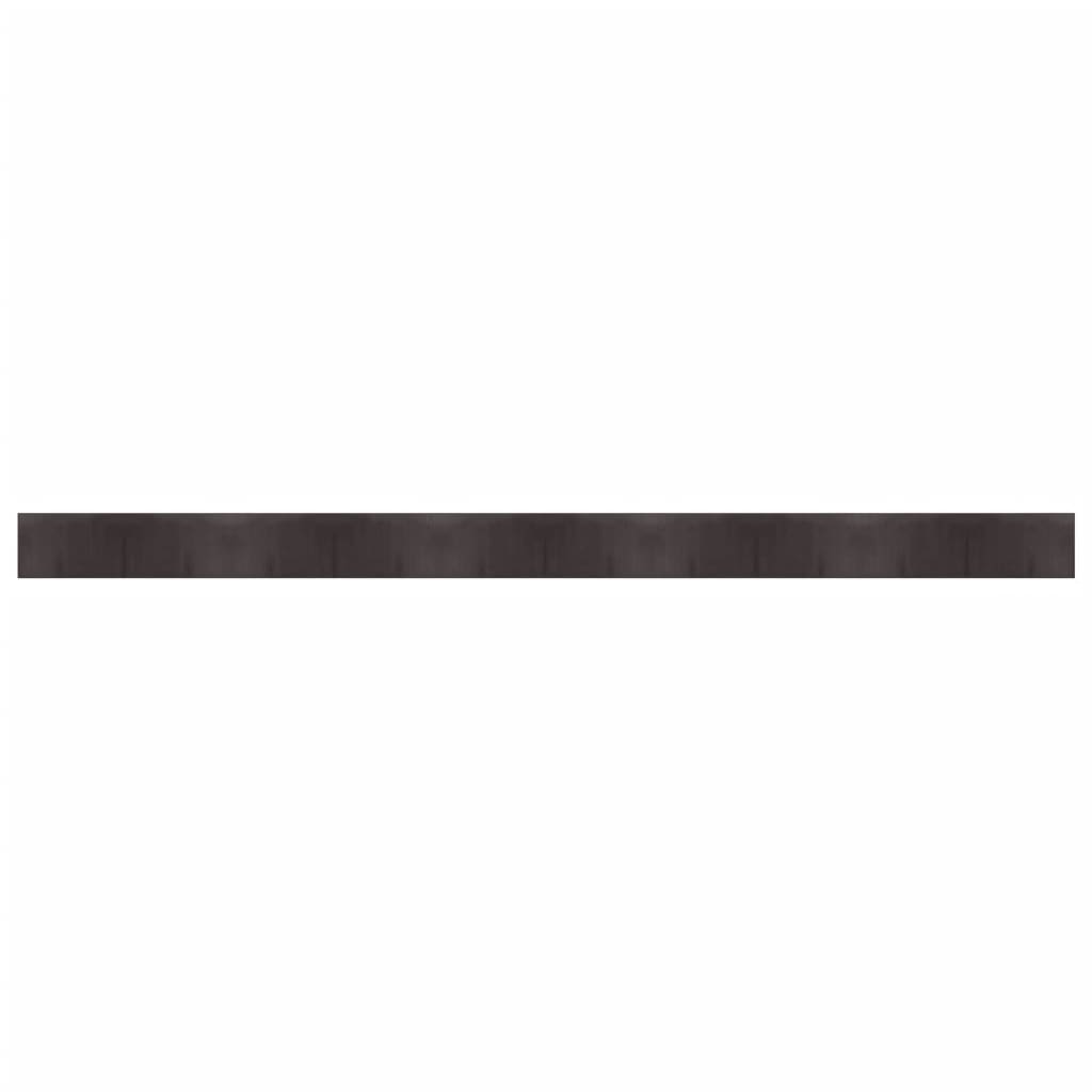Tapis rectangulaire marron foncé 60x1000 bambou - 2