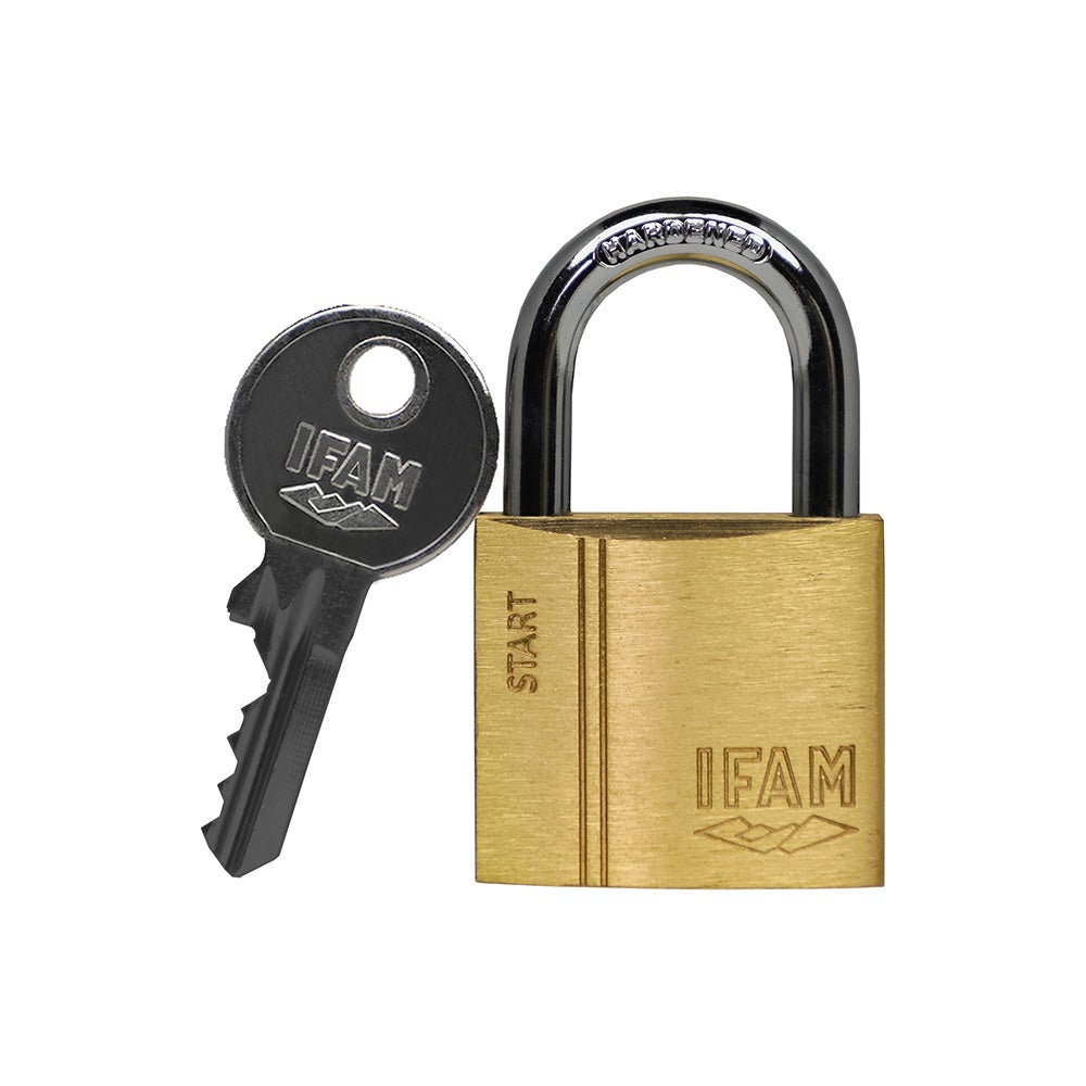 Lucchetto Fai 553.32 Con Arco Da 30 Mm - Chiusura Di Sicurezza Compatta - Ideale Per Armadietti, Valigie E Piccole Serrature - Modello 095246