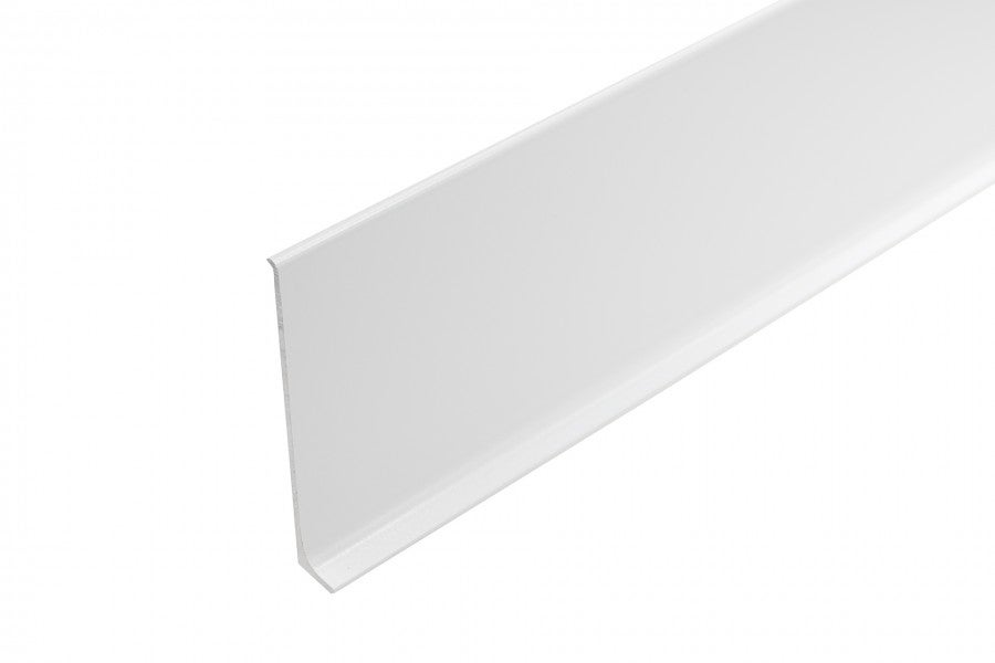 Listwa przypodłogowa aluminiowa 80mm Cezar Biały RAL9003 Mat 2,50m