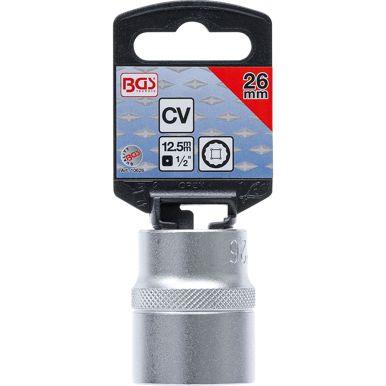 Douille pour clé, douze pans | 12,5&nbsp;mm (1/2