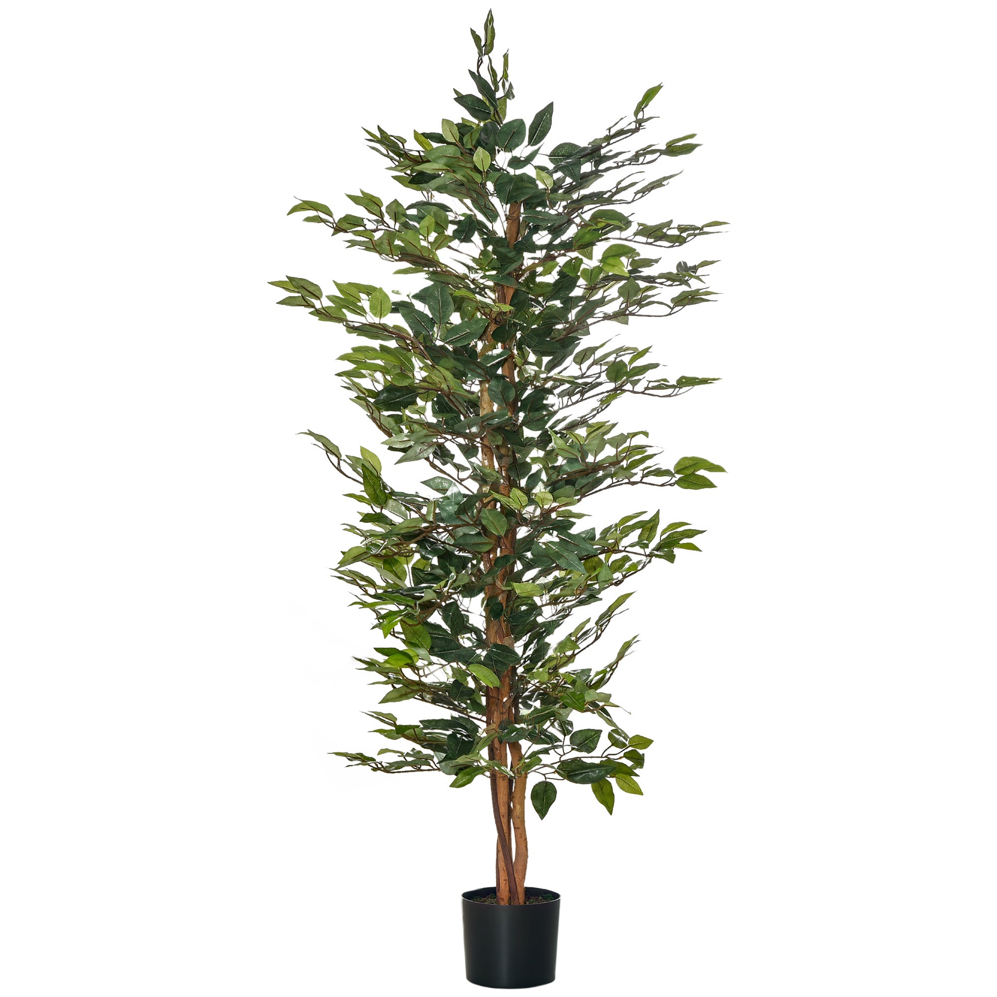 Essenza  Planta Artificial Ficus 150Cm Con Maceta, 1008 Hojas Realistas Interior Exterior Verde , Leroy Merlin