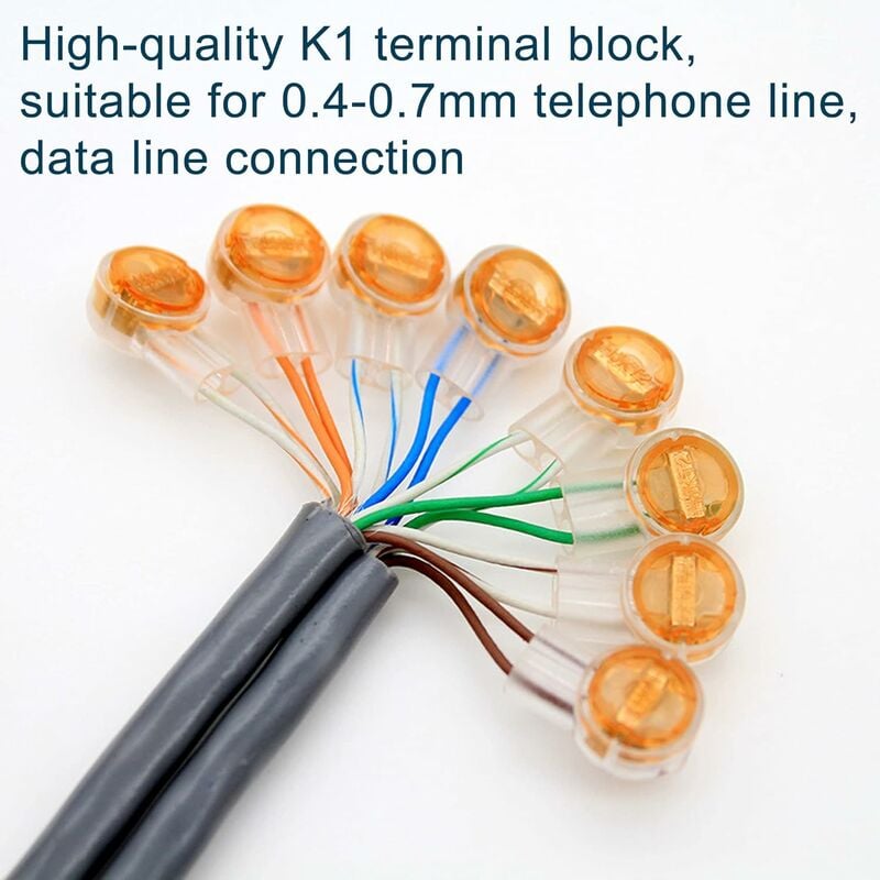 100PCS K1 UY Cable Connectors Waterproof Splice Connectors with Lock ...