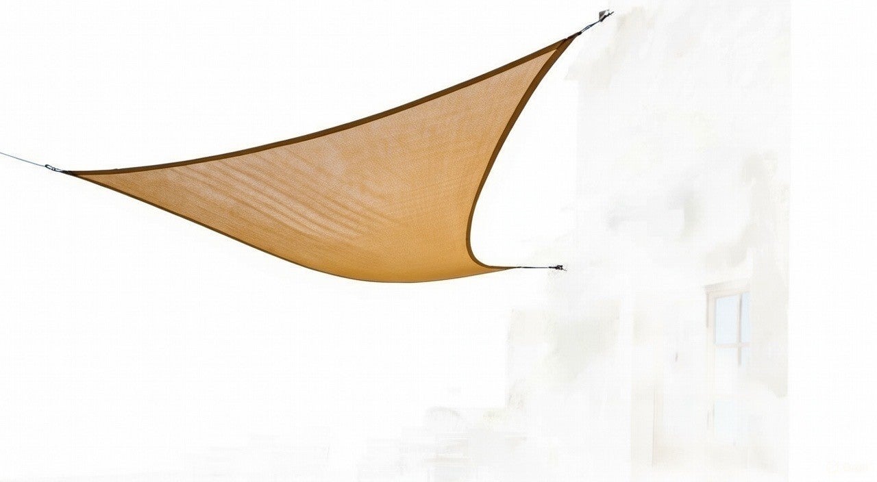 Toile d'ombrage en jute 280g/m² 2mX2mX2m - 4