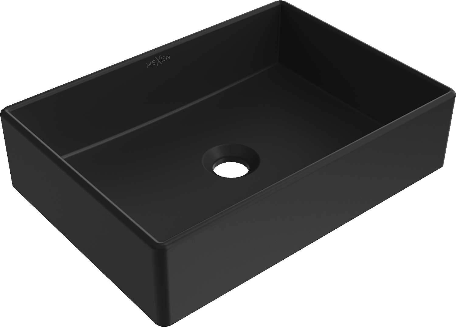 Mexen Goya umywalka nablatowa 45 x 32 cm, czarna mat - 22184585